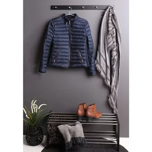 House Nordic Półka Na Buty Kaia, Czarna, Metalowa - Wieszaki i stojaki - miniaturka - grafika 1