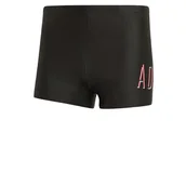 Kąpielówki męskie - adidas Męskie bokserki do pływania Lineage, 34 czarne, Czarny, 152 - miniaturka - grafika 1