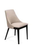 Krzesła - Krzesło Caro 1 Czarny 134 / 730 Portland Taupe - miniaturka - grafika 1