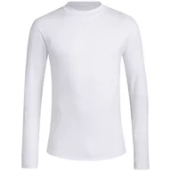Koszulki męskie - ND05_K14575-S IA1133 Koszulka męska adidas Techfit COLD.RDY Long Sleeve biała IA1133 r.S - miniaturka - grafika 1