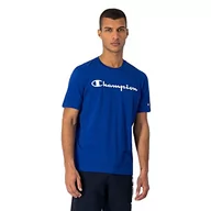 Koszulki męskie - Champion T-shirt męski American Classics, niebieski morski, XS - miniaturka - grafika 1