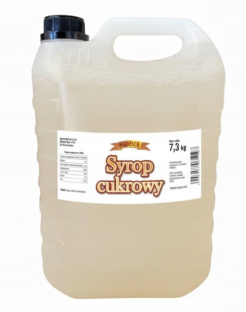 Syrop cukrowy barmański gastronomiczny cukier inwertowany GĘSTY 7,3kg 5L