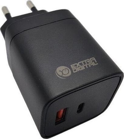 Ładowarka Extra Digital Kroviklis EXTRA DIGITAL GaN USB Type-C, USB Type-A: 45W, PPS SC230334