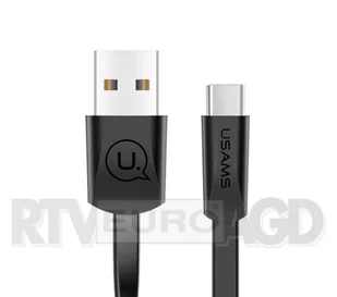 Kabel USB Usams USB-A - USB-C 1.2 m Czarny (SJ200TC01) - Kable USB - miniaturka - grafika 3
