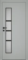 Drzwi wewnętrzne - Dre Drzwi Wewnętrzne Z Szybą Deco 30 Okleina Jasna Szara Mat - miniaturka - grafika 1