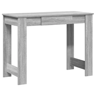 Biurko, szary dąb sonoma, 100x45x75 cm, materiał d - Biurka - miniaturka - grafika 1