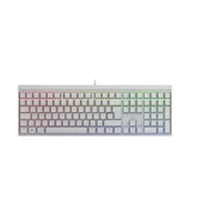 Klawiatury - CHERRY MX 2.0S RGB klawiatura USB QWERTZ Niemiecki Biały G80-3821LWADE-0 - miniaturka - grafika 1