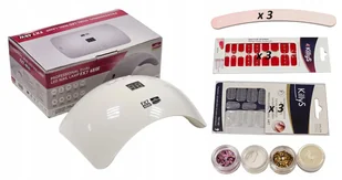 Lampa LED UV dual white 48W do manicure model FX7 firmy a.t.a - Lampy UV do paznokci - miniaturka - grafika 1