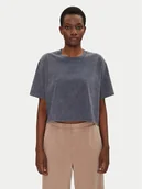 Koszulki i topy damskie - Under Armour T-Shirt Rival Wash 1389724 Granatowy Loose Fit - miniaturka - grafika 1