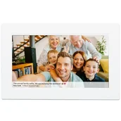 Ramki cyfrowe do zdjęć - Ramka cyfrowa DENVER Frameo PFF-1015W Biały - miniaturka - grafika 1