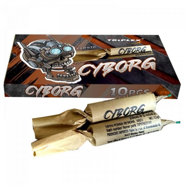 Petardy Hukowe Cyborg Petarda Lontowa TXP976 10 Sztuk