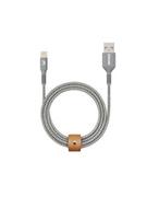 Kable USB - Kevlarowy przewód Zendure SuperCord Lightning (1m), Wybierz kolor: Szary - miniaturka - grafika 1