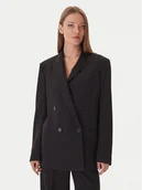 Marynarki i żakiety damskie - Patrizia Pepe Marynarka 2S1543 A498 Czarny Regular Fit - miniaturka - grafika 1