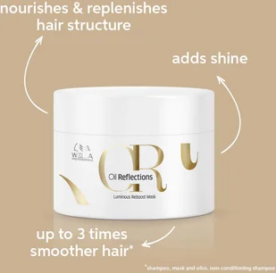 Wella Professionals Oil Reflections Luminous Reboost Mask maska dla utrwalenia i blasku włosów 150 ml - Maski do włosów - miniaturka - grafika 3