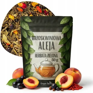 Herbata zielona BRZOSKWINIOWA ALEJA 50 g BRZOSKWINIA PORZECZKA JAGODY - Herbata Herbata zielona BRZOSKWINIOWA ALEJA 50 g BRZOSKWINIA PORZECZKA JAGODY - Herbata - miniaturka - grafika 1