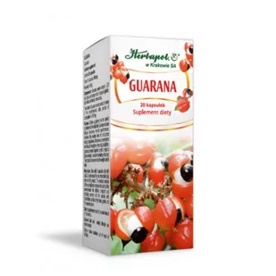 Herbapol KRAKÓW Guarana - 20 kapsułek (31584) - Odchudzanie i oczyszczanie - miniaturka - grafika 1