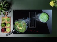 Okapy kuchenne - Falmec Quantum Pro Easy 84 Okap wysuwany z blatu + płyta indukcyjna czarny CUZQ90.04P8#ZZZN461F - odbiór osobisty: Kraków, Warszawa - miniaturka - grafika 1