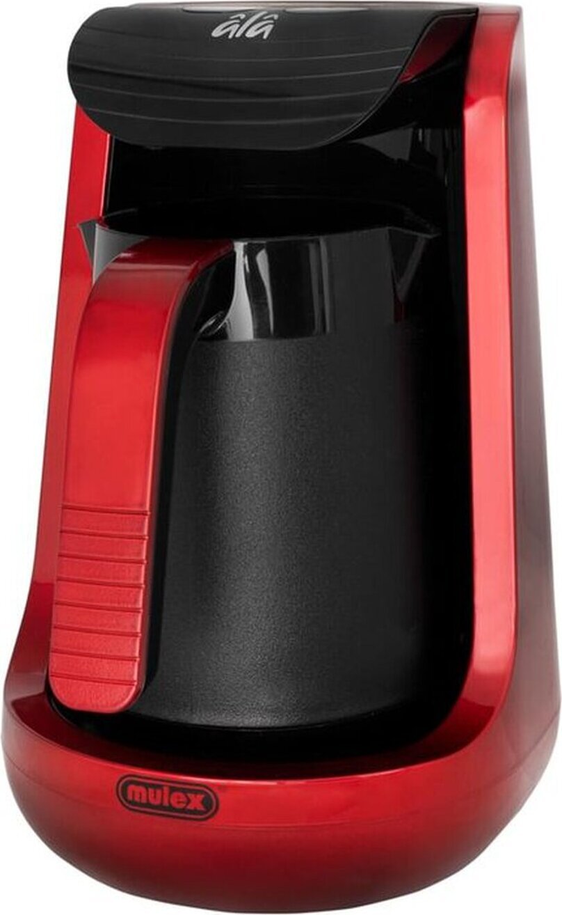 Mulex 1L 600W elektryczny ekspres do mokki mokka dzbanek do espresso ekspres do kawy 4 filiżanki czerwony