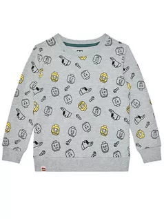 Bluzy dla chłopców - LEGO Wear Bluza 12010047 Szary Regular Fit - grafika 1