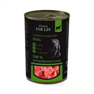 Mokra karma dla psów - Fitmin For Life Monoprotein Lamb Jagnięcina 24x400g 39313-uniw - miniaturka - grafika 1