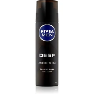 Nivea Men Deep Smooth Shave pianka do golenia 200 ml dla mężczyzn - Kosmetyki do golenia - miniaturka - grafika 1