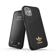 Etui i futerały do telefonów - Adidas OR Moulded Case Premium iPhone 12 mini czarno biały 42274 - miniaturka - grafika 1