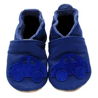 Kapcie damskie - Autko mono granat ekoTuptusie kapcie granat FASTER - miniaturka - grafika 1