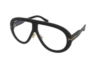 Okulary korekcyjne, oprawki, szkła - Dioptrie szkieł Tom Ford Troy FT836 001 - miniaturka - grafika 1