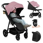 Wózki dziecięce - Wózek spacerowy do 22kg spacerówka składana DUŻE OBROTOWE KOŁA Lionelo Mira - miniaturka - grafika 1