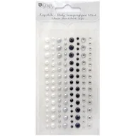 Zabawki kreatywne - DP Craft Kryształki i perły samoprzylepne 120 sztuk Mono Jewels - miniaturka - grafika 1