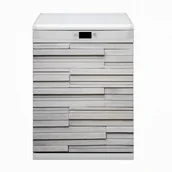 Dekoracje domu - Magnetyczna osłona na zmywarkę Białe deski 60x80 - miniaturka - grafika 1