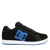 Buty dla chłopców - Sneakersy DC GAVELER ADBS100263-xKBG Czarny - miniaturka - grafika 1