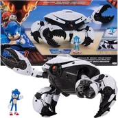 Figurki dla dzieci - SONIC THE HEDGEHOG 3 MOVIE JAKKS ZESTAW CRAB MECH BATTLE + FIGURKA SONIC - miniaturka - grafika 1