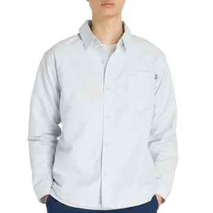 Koszula męska New Balance MT53523FRL - niebieska - Koszule męskie - miniaturka - grafika 1