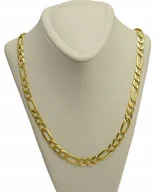 Łańcuszki - Złoty Łańcuszek Męski Figaro 5,10 mm Pełny pr 585 Grawer Gratis - miniaturka - grafika 1