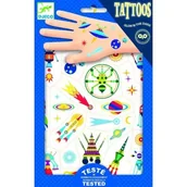 Zabawki kreatywne - Djeco tatuaże Świecące (Space Oddity) - miniaturka - grafika 1