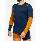 Bluzy narciarskie - Bluza termiczna męska Ortovox 185 Rock N Wool Long Sleeve - miniaturka - grafika 1