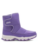 Buty dla dziewczynek - Sprandi Śniegowce WINTER PUFF CP86-23983 Fioletowy - miniaturka - grafika 1