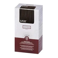 Farby do włosów i szampony koloryzujące - LUCENS Permanente Coloration jasny brąz 5.0 – farba do włosów z dużą zawartością naturalnych składników – bez amoniaku, bez substancji zapachowych, promienny i długotrwały kolor - miniaturka - grafika 1