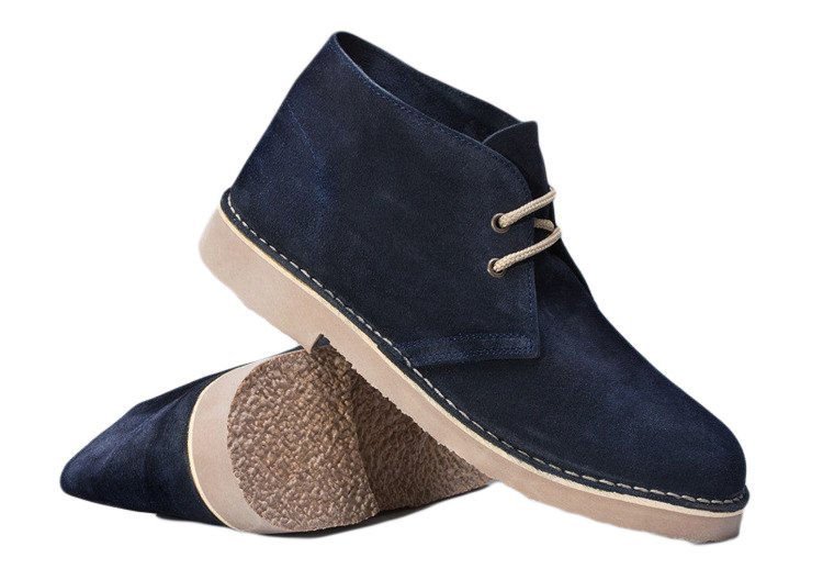 Buty męskie Chukka zamszowe granatowe rozmiar 45