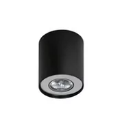 Lampy sufitowe - Azzardo NEOS 1 FH31431B BK/ALU Oprawa sufitowa GU10 1X50W 267 / FH31431B BK/ALU - miniaturka - grafika 1