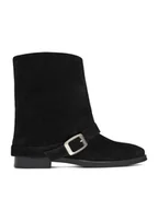 Botki damskie - G-Star Raw Botki EO-UMIT-LT24198D-601 Czarny - miniaturka - grafika 1