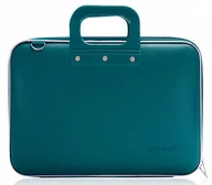 Torby na laptopy - torba na laptopa Classic 38 x 29 cm sztuczna skóra turkusowa - miniaturka - grafika 1