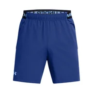 Spodenki męskie - Męskie Spodenki UNDER ARMOUR UA VANISH WOVEN 6IN SHORTS 1373718-432 – Niebieski - miniaturka - grafika 1