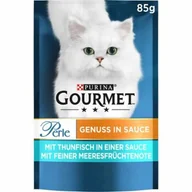 Mokra karma dla kotów - GOURMET Perle w sosie 24 x 85 g Tuńczyk, w sosie z owoców morza - miniaturka - grafika 1