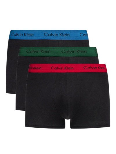 Calvin Klein Bokserki Męskie 3 Pary Czarny 0000U2664G TRUNKI, Rozmiar XL