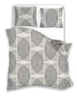 Pościel - Komplet pościeli 220x200 cm brąz mikrofibra - miniaturka - grafika 1