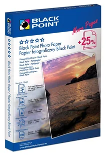 Black Point Papier PFA6G230A Błyszczący 230g A6 - Papier do drukarek - miniaturka - grafika 3