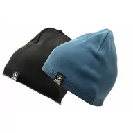 Czapki damskie - Dwustronna Męska Zimowa Czapka Niebieski/Czarny - L/XL REDSD ST-514C - miniaturka - grafika 1