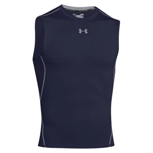 Under Armour Heatgear Compression SL Shirt bezrękawnik 410 : Rozmiar - M - Pozostała odzież narciarska - miniaturka - grafika 1